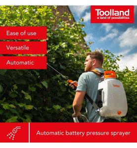 Pulvérisateur à dos avec batterie rechargeable - 12 L - PRL
