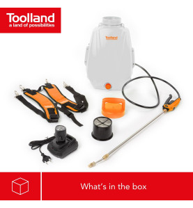 Pulvérisateur à dos avec batterie rechargeable - 12 L - PRL
