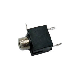 JACK FEMELLE 3.5mm MONO NOIR, MONTAGE CHASSIS - Velleman