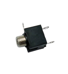 JACK FEMELLE 3.5mm MONO NOIR, MONTAGE CHASSIS - Velleman