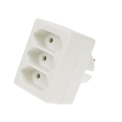 FICHE MULTIPLE, 3 PRISES EURO - PRL