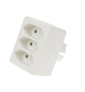 FICHE MULTIPLE, 3 PRISES EURO - PRL
