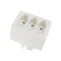 FICHE MULTIPLE, 3 PRISES EURO