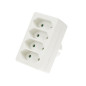 FICHE MULTIPLE, 4 PRISES EURO