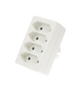 FICHE MULTIPLE, 4 PRISES EURO - PRL