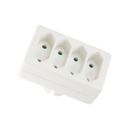 FICHE MULTIPLE, 4 PRISES EURO