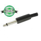 JACK MALE 6.35mm MONO PLASTIQUE NOIR