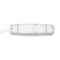 BLOC MULTIPRISE AVEC INTERRUPTEUR - 3 PRISES - 2 PORTS USB - CÂBLE DE 1.5 m - GRIS/BLANC - SCHUKO