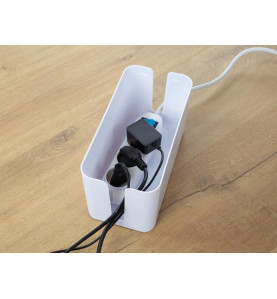 BLOC MULTIPRISE AVEC BOÎTE DE RANGEMENT - 3 PRISES - CÂBLE DE 1.5 m - 