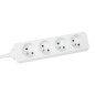 BLOC MULTIPRISE, 4 PRISES - CÂBLE DE 1.5 m - BLANC - TERRE FRANÇAISE