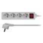 BLOC MULTIPRISE - 4 PRISES - AVEC INTERRUPTEUR - CÂBLE DE 1.5 m - BLANC - TERRE FRANÇAISE BLOC MULTIPRISE - 4 PRISES - AVEC INTERRUPTEUR - CÂBLE DE 1.5 m - BLANC - TERRE FRANÇAISE
