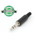 JACK MALE 6.35mm STEREO PLASTIQUE NOIR JACK MALE 6.35mm STEREO PLASTIQUE NOIR
