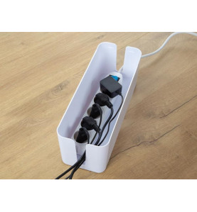 BLOC MULTIPRISE AVEC BOÎTE DE RANGEMENT - 5 PRISES - CÂBLE DE 1.5 m - 