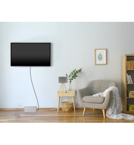 BLOC MULTIPRISE AVEC BOÎTE DE RANGEMENT - 5 PRISES - CÂBLE DE 1.5 m - 
