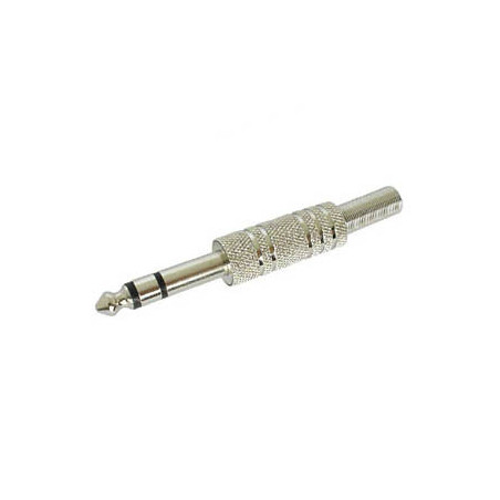 JACK MALE 6.35mm STEREO NICKELE - Velleman