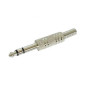 JACK MALE 6.35mm STEREO NICKELE JACK MALE 6.35mm STEREO NICKELE
