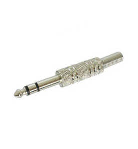 JACK MALE 6.35mm STEREO NICKELE - Velleman