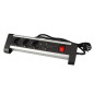 MULTIPRISE DE TABLE - 3 PRISES - 2 PORTS USB - 2.4 A - TERRE ALLEMANDE MULTIPRISE DE TABLE - 3 PRISES - 2 PORTS USB - 2.4 A - TERRE ALLEMANDE