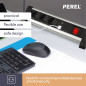 MULTIPRISE DE TABLE - 3 PRISES - 2 PORTS USB - 2.4 A - TERRE ALLEMANDE MULTIPRISE DE TABLE - 3 PRISES - 2 PORTS USB - 2.4 A - TERRE ALLEMANDE