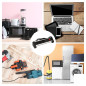 MULTIPRISE DE TABLE - 3 PRISES - 2 PORTS USB - 2.4 A - TERRE ALLEMANDE MULTIPRISE DE TABLE - 3 PRISES - 2 PORTS USB - 2.4 A - TERRE ALLEMANDE