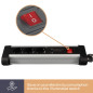 MULTIPRISE DE TABLE - 3 PRISES - 2 PORTS USB - 2.4 A - TERRE ALLEMANDE MULTIPRISE DE TABLE - 3 PRISES - 2 PORTS USB - 2.4 A - TERRE ALLEMANDE