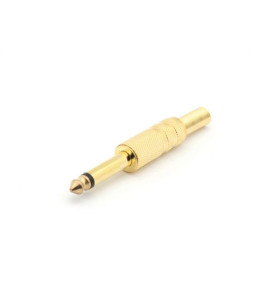 JACK MALE 6.35mm MONO DORE - Velleman