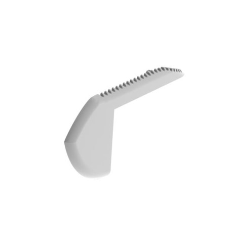 CAPUCHON EN ABS POUR ALU-STAIR - DROITE - GRIS - Velleman