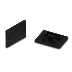 CAPUCHON EN ALUMINIUM POUR DIFFUSEUR PPMA POUR RUBAN LED ALU-EPOXY - S