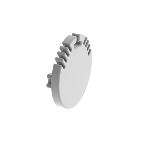 CAPUCHON EN ALUMINIUM POUR PROFILÉ POUR RUBAN LED ALU-ROUND - SANS TRO