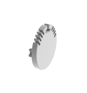 CAPUCHON EN ALUMINIUM POUR PROFILÉ POUR RUBAN LED ALU-ROUND - SANS TRO