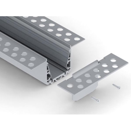 Embout pour profilé de plaque de plâtre RPL35US, sans trou de câble - 