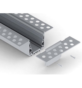 Embout pour profilé de plaque de plâtre RPL35US, sans trou de câble - 