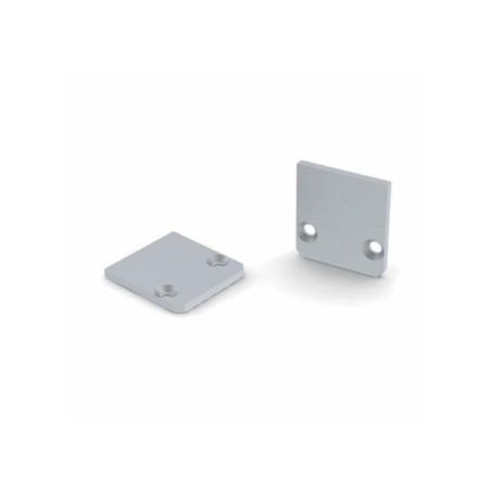 CAPUCHON DE TERMINAISON POUR PROFILÉ LED SL15FL - SANS TROU DE CÂBLE -