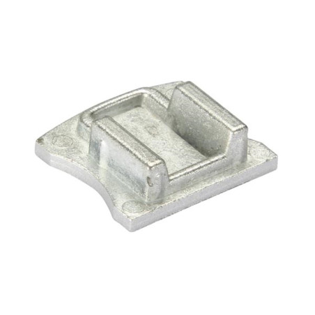 EMBOUT ALUMINIUM POUR PROFIL LED SL15 SANS TROU DE CABLE - ARGENT - Ve