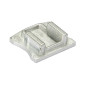 EMBOUT ALUMINIUM POUR PROFIL LED SL15 SANS TROU DE CABLE - ARGENT