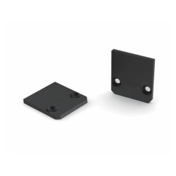 CAPUCHON DE TERMINAISON POUR PROFILÉ LED SL15FL - SANS TROU DE CÂBLE -