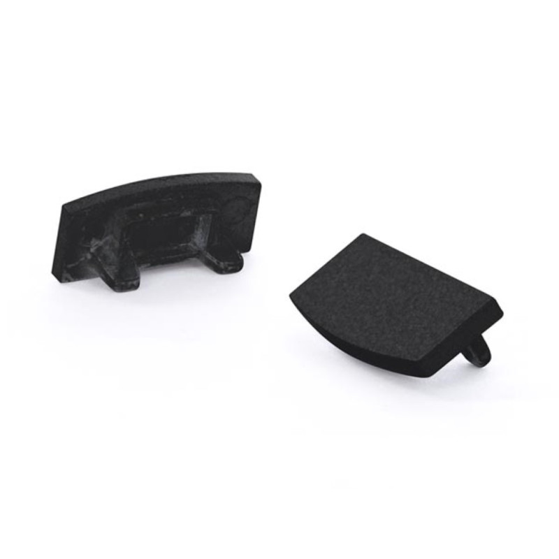 CAPUCHON EN ALUMINIUM POUR RUBAN LED SL7 - SANS TROU DE CÂBLE - NOIR CAPUCHON EN ALUMINIUM POUR RUBAN LED SL7 - SANS TROU DE CÂBLE - NOIR