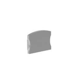 CAPUCHON EN ALUMINIUM POUR PROFILÉ POUR RUBAN LED SLIMLINE LARGEUR 15 