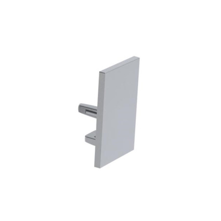 CAPUCHON EN ALUMINIUM POUR PROFILÉ LED ALU-SWISS - SANS TROU DE CÂBLE 