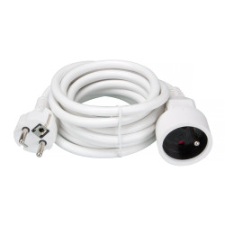 RALLONGE - 3 m - BLANC - 3G1.5 - TERRE FRANÇAISE - PRL