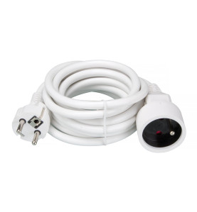 RALLONGE - 3 m - BLANC - 3G1.5 - TERRE FRANÇAISE - PRL