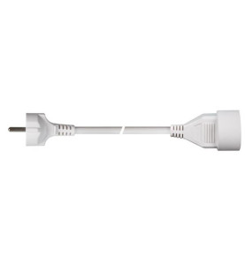 RALLONGE - 3 m - BLANC - 3G1.5 - TERRE FRANÇAISE - PRL