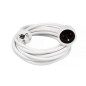 RALLONGE - 5 m - BLANC - 3G1.5 - TERRE FRANÇAISE RALLONGE - 5 m - BLANC - 3G1.5 - TERRE FRANÇAISE