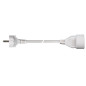 RALLONGE - 5 m - BLANC - 3G1.5 - TERRE FRANÇAISE RALLONGE - 5 m - BLANC - 3G1.5 - TERRE FRANÇAISE