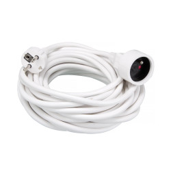 RALLONGE - 10 m - BLANC - 3G1.5 - TERRE FRANÇAISE - PRL