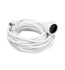 RALLONGE - 10 m - BLANC - 3G1.5 - TERRE FRANÇAISE - PRL