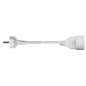 RALLONGE - 10 m - BLANC - 3G1.5 - TERRE FRANÇAISE RALLONGE - 10 m - BLANC - 3G1.5 - TERRE FRANÇAISE