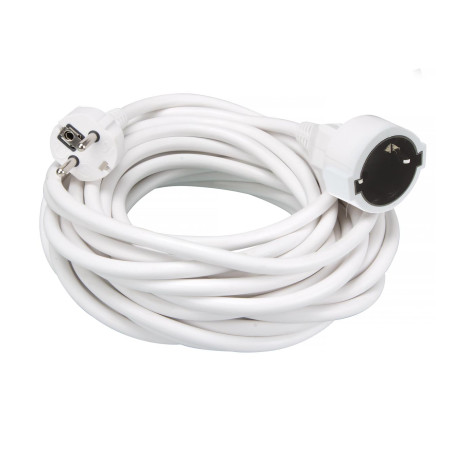 RALLONGE 10 m - BLANC - 3G1.5 - TERRE ALLEMANDE - PRL