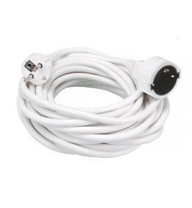 RALLONGE 10 m - BLANC - 3G1.5 - TERRE ALLEMANDE - PRL