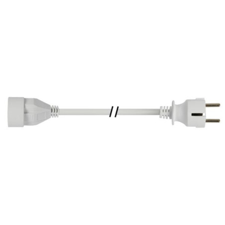 RALLONGE 10 m - BLANC - 3G1.5 - TERRE ALLEMANDE